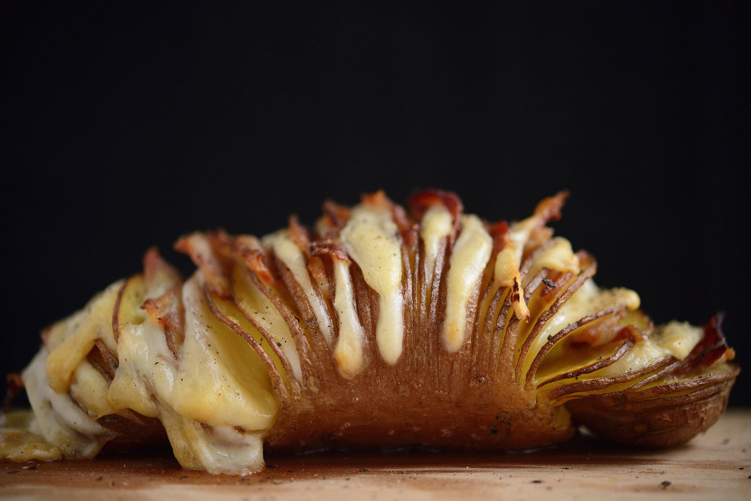Patate hasselback