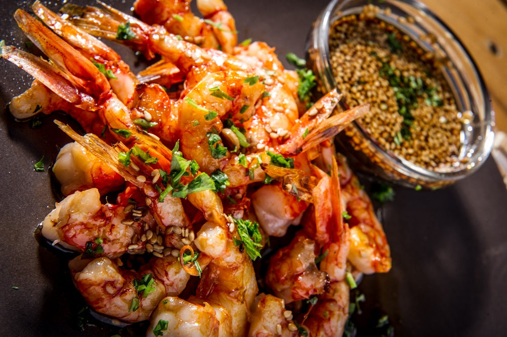 Gamberi alla piastra