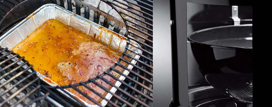 Water Pan e Drip Pan: guida rapida all'utilizzo