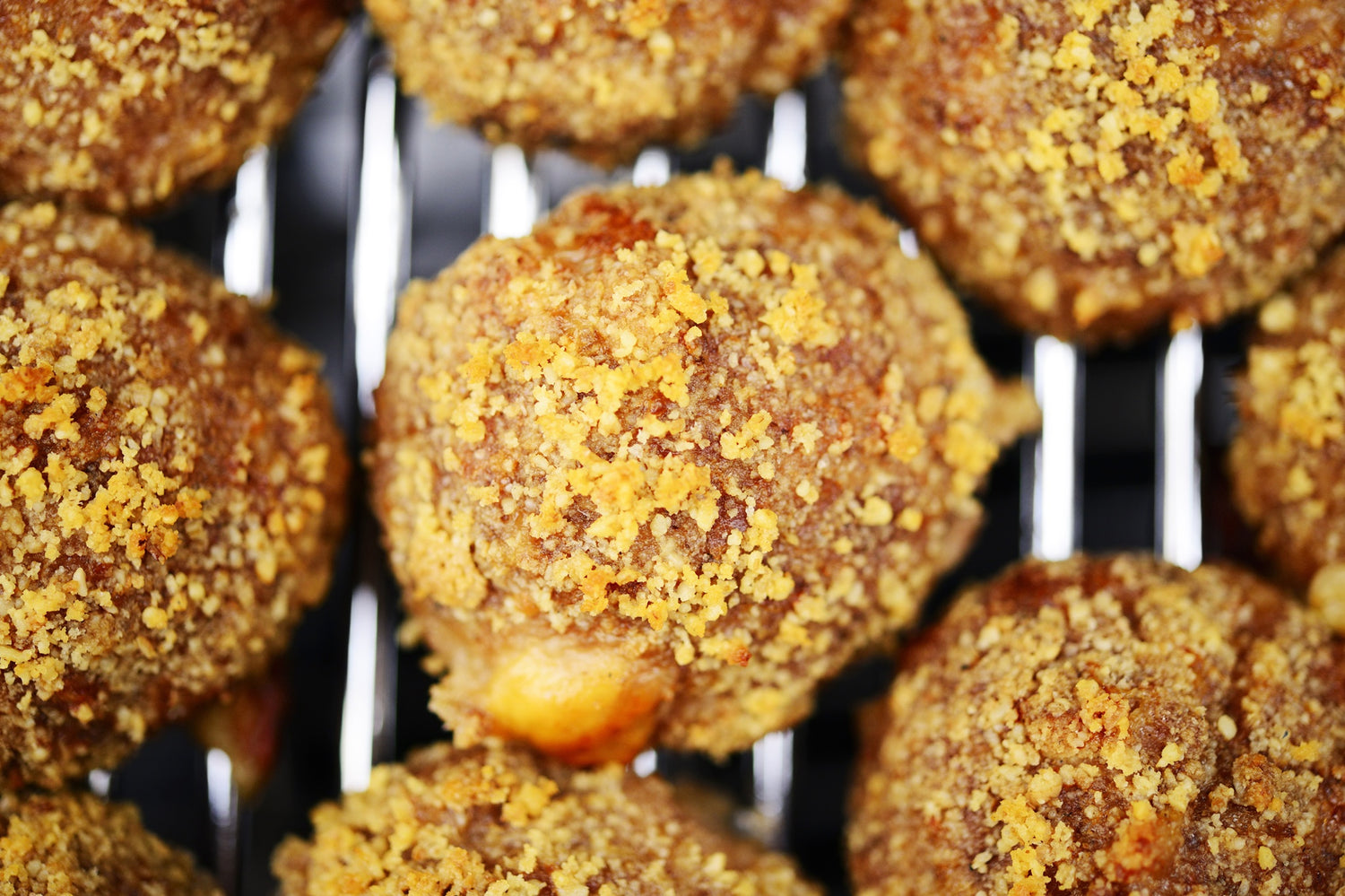 Polpette di pollo con cuore di formaggio