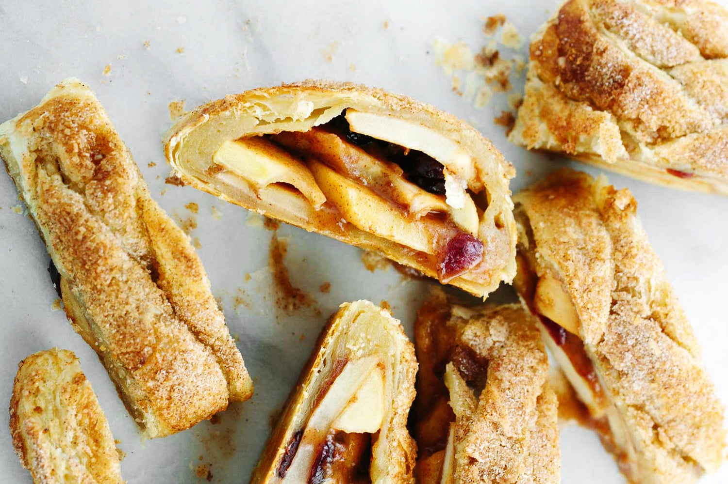 Strudel di mele e burro di arachidi