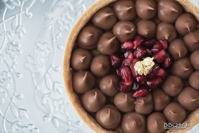 tartelletta al-fondente-con-melograno-poche