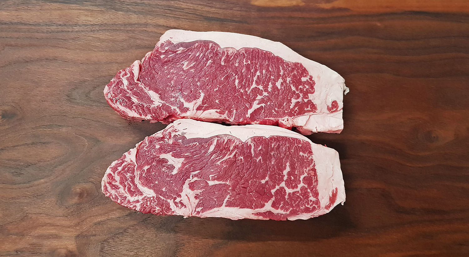 New York Strip Steak USA Blue Ox Prime Black Angus