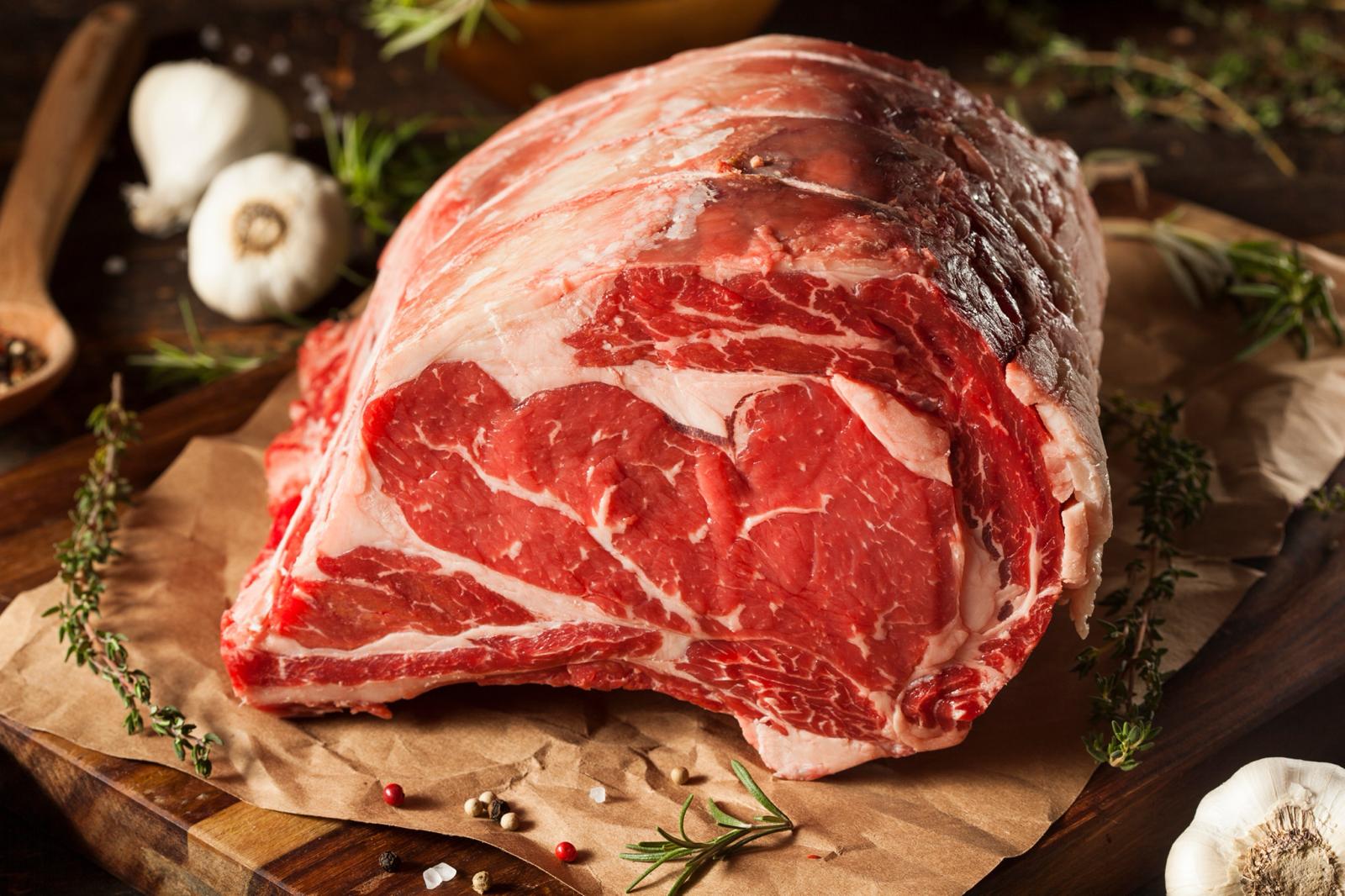Prime Rib Roast Usa Blue OX Black Angus