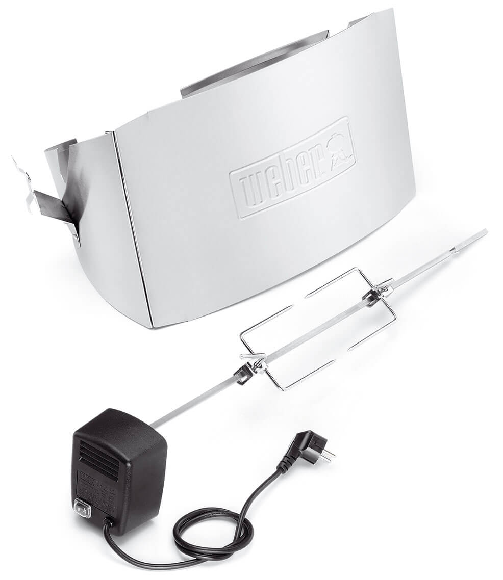 girarrosto per barbecue weber q serie 300 3000