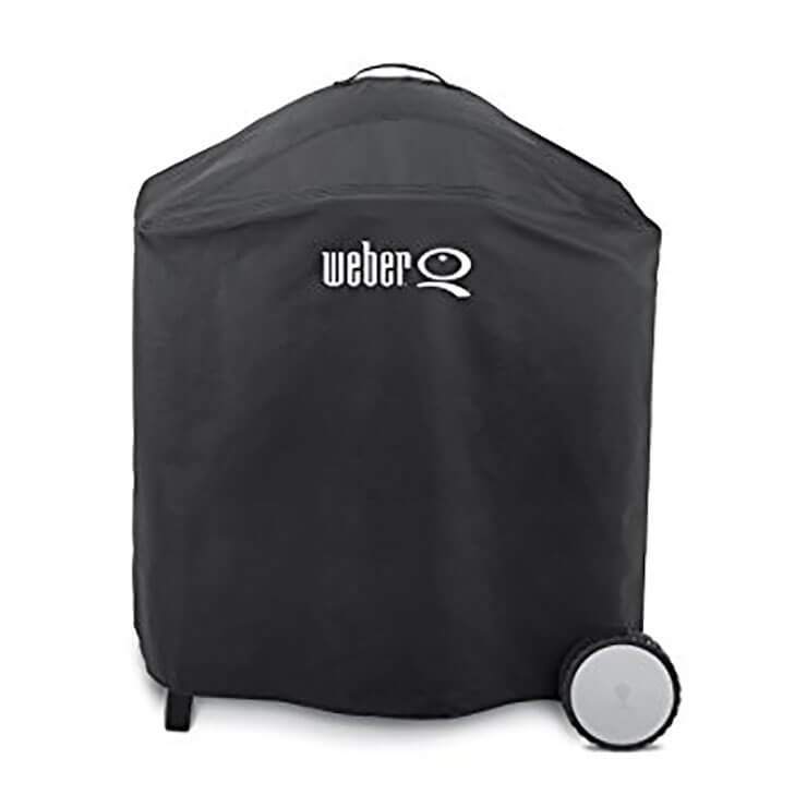 custodia per barbecue weber adatta per proteggere il tuo barbecue dalla pioggia, polvere, agenti atmosferici. Compatibile con weber q serie 300 e 3000