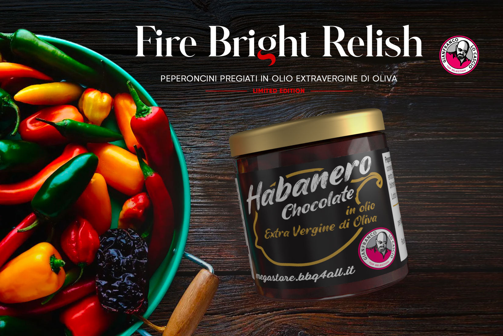 Fire Bright Relish - Habanero Chocolate 85g