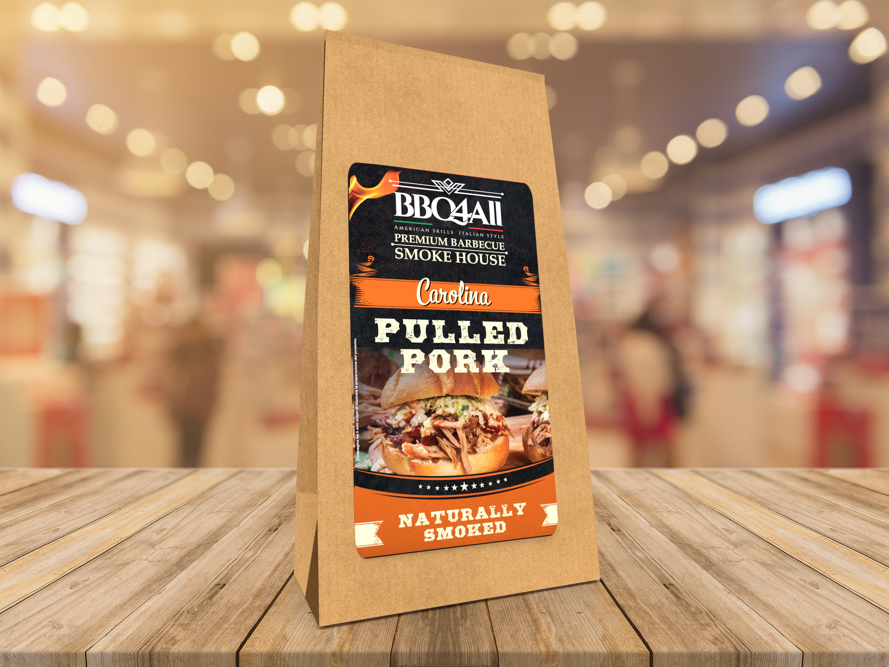 BBQ4All Smokehouse Carolina Pulled Pork 240g