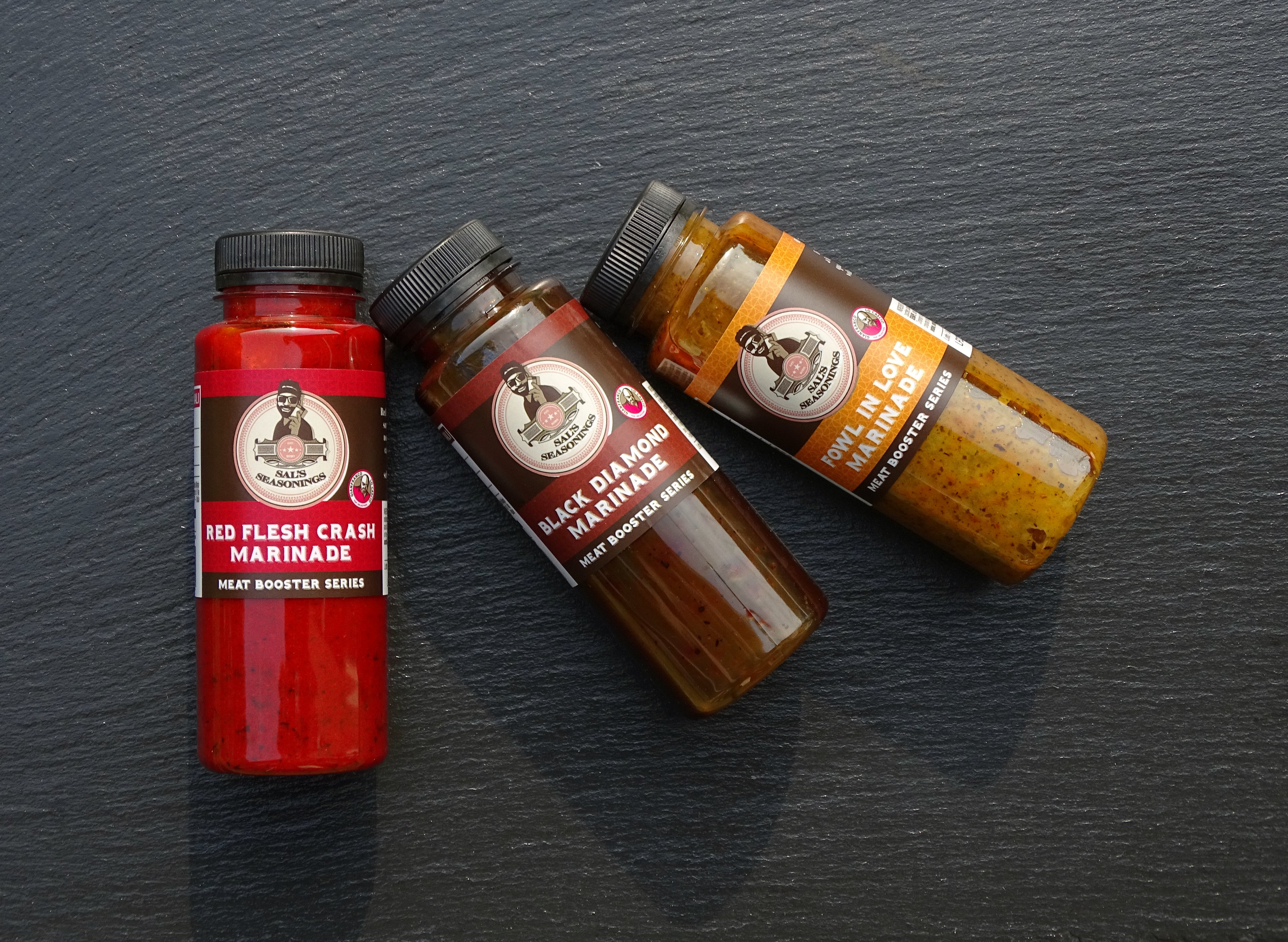 Tris di marinature perfette per la tua carne. Provale sul Megastore di BBQ4ALL