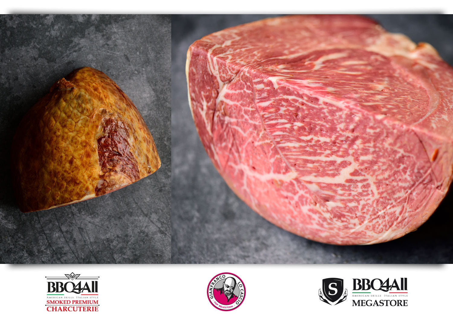 Shimofuri Smoked Japanese Wagyu Ham - BBQ4All Smoked Premium Charcuterie