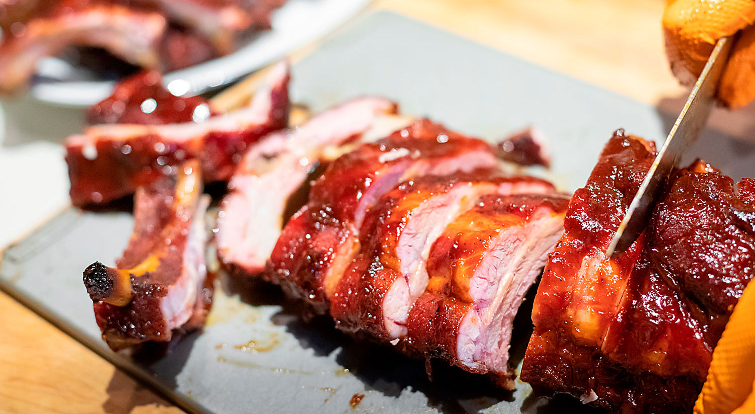 Smoked Duroc Baby Back Ribs (cotte)