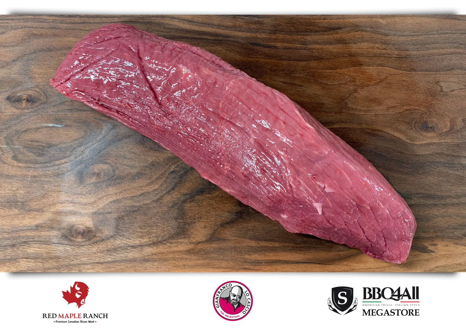 Eye of Round Canadian Bison Red Maple
