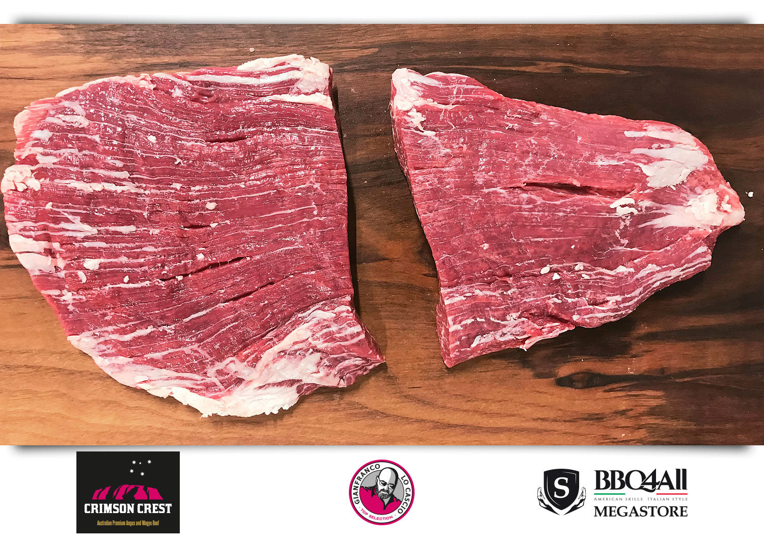 FLANK STEAK PORZIONATA AUS CRIMSON CREST 3+ Black Angus
