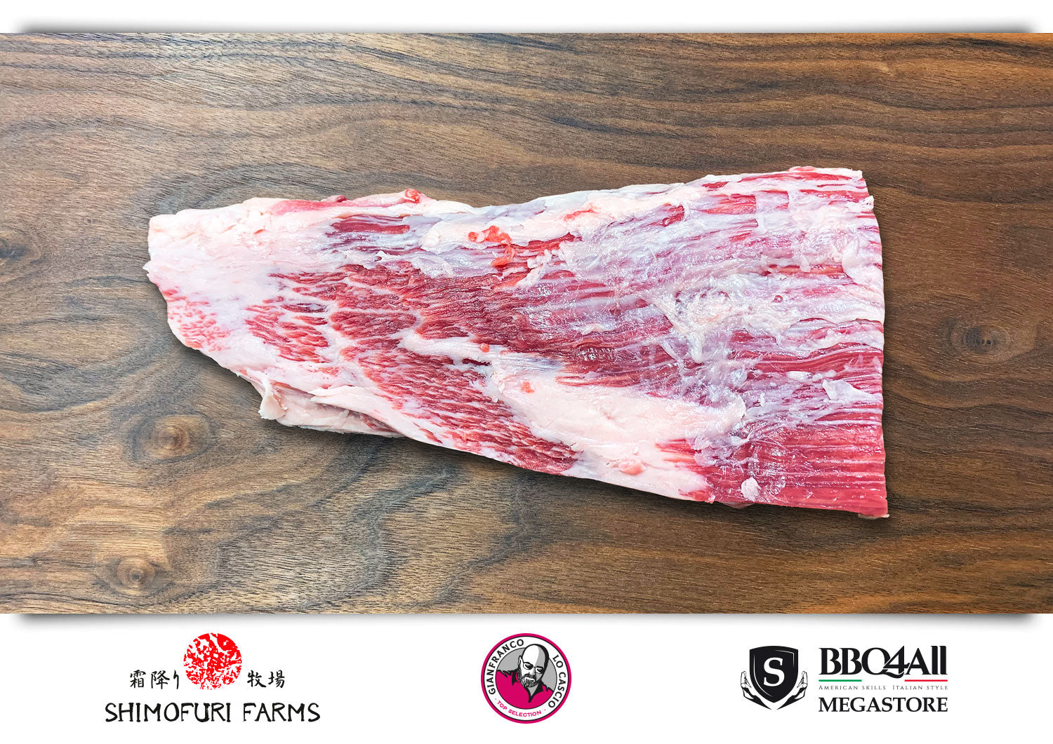 Flank Steak Shimofuri Farms Wagyu Japanese Black