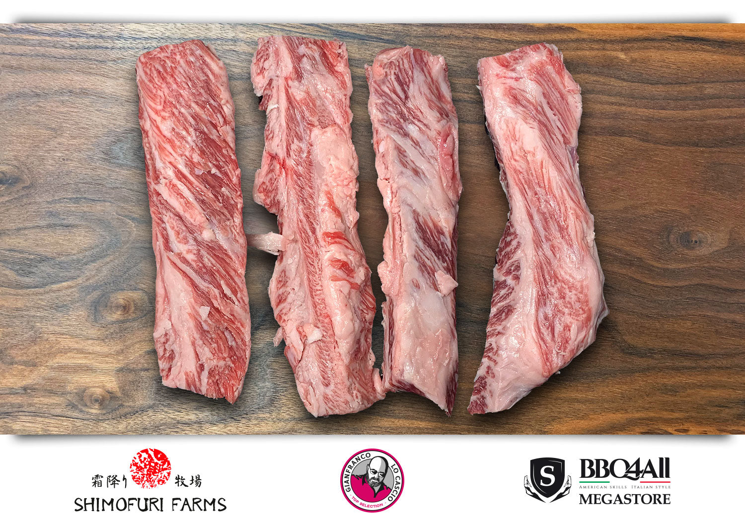 Geta Karubi RIB FINGERS Shimofuri Farms Wagyu Japanese Black