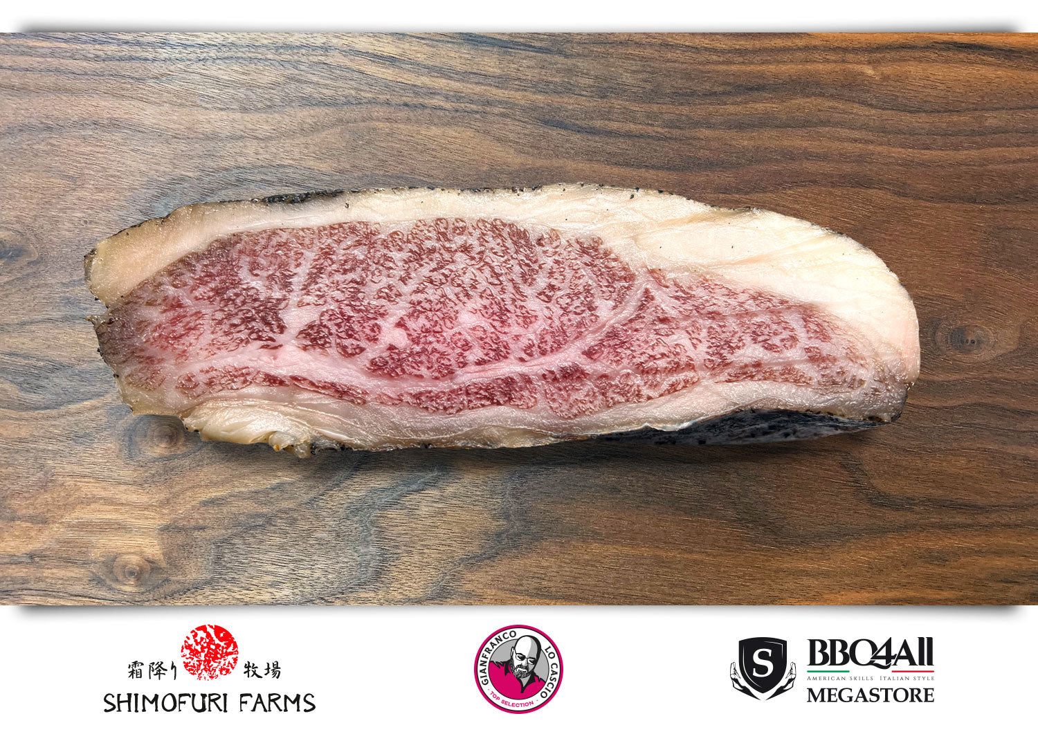 Shimofuri Smoked Japanese Guanciale - BBQ4All Smoked Premium Charcuterie