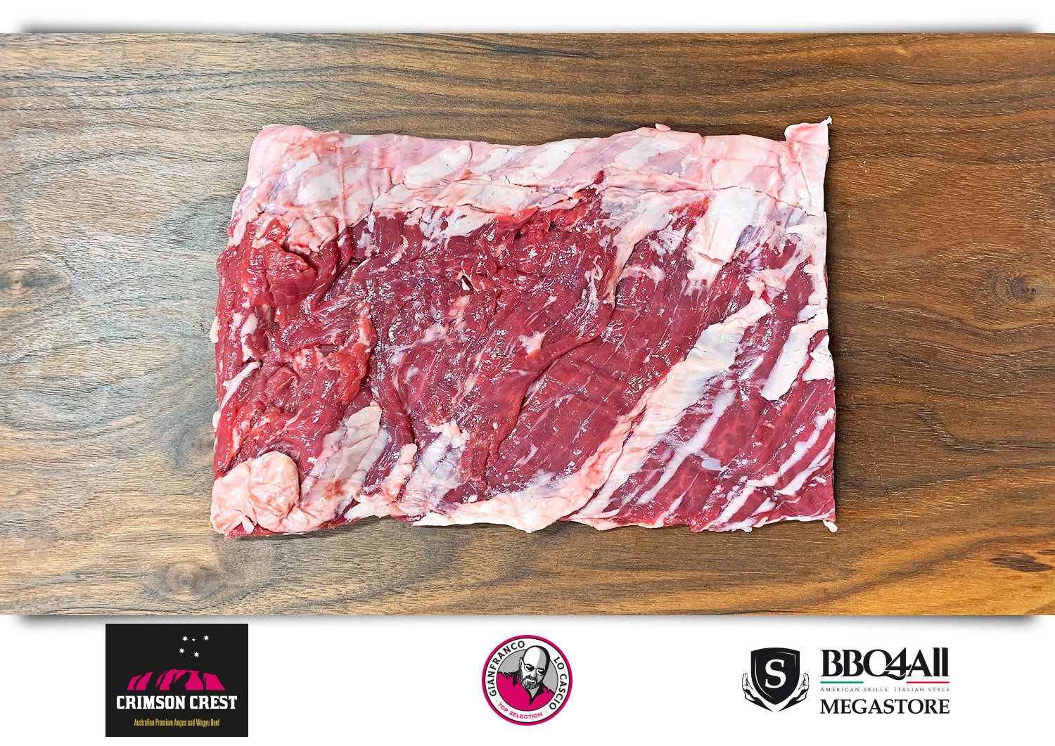 Skirt Steak di Black Angus. Un taglio molto conosciuto negli USA che non vede l'ora di essere grigliato. - Megastore di BBQ4ALL