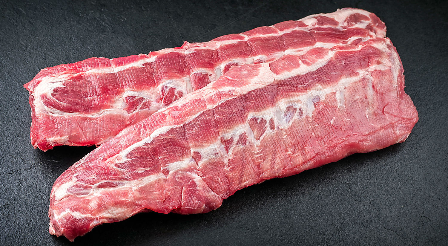 Baby Back Pork Ribs Greedy's Hog 2 Slab Maiale Duroc