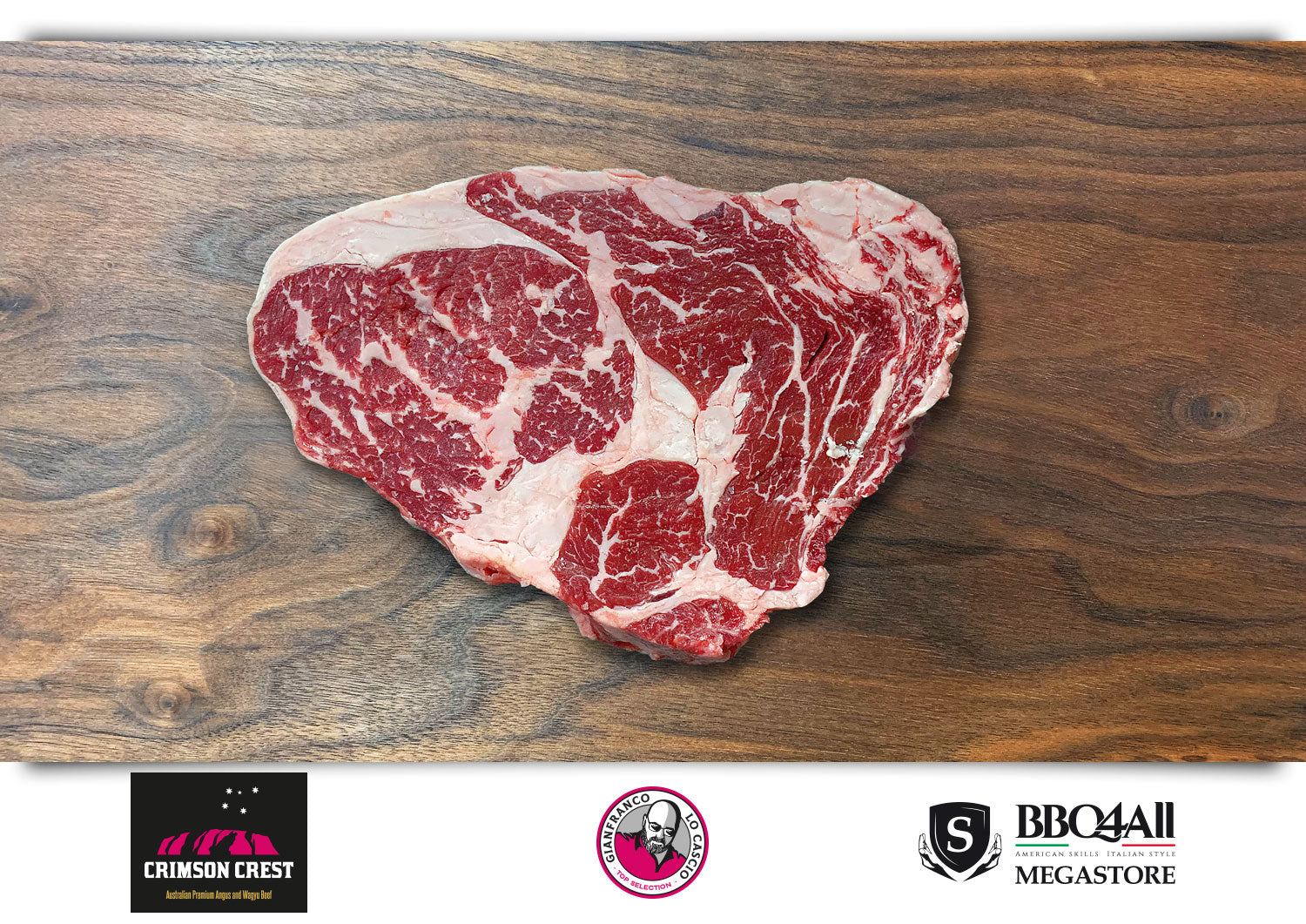 Ribeye Steak AUS Crimson Crest 3+ Wagyu F1 Crossbred