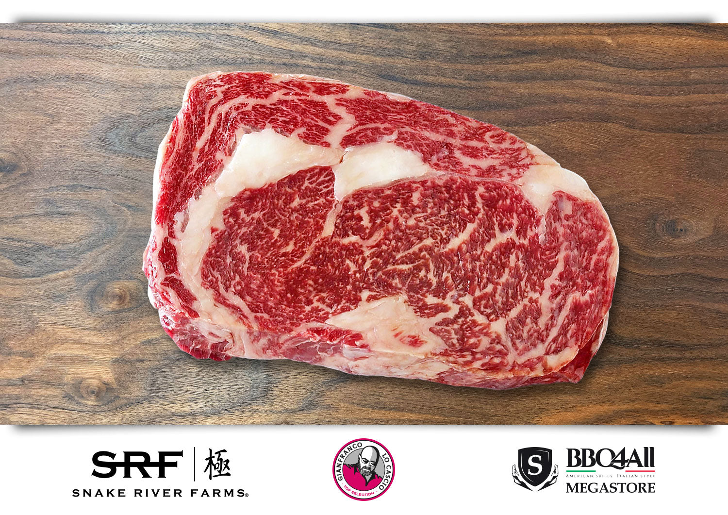 La Ribeye di carne pregiata di Wagyu sul Megastore di BBQ4ALL