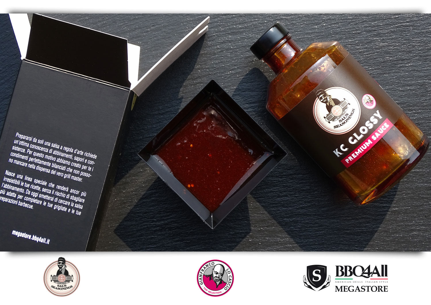 salsa kansas city per le tue ribs solo sul Megastore di BBQ4ALL