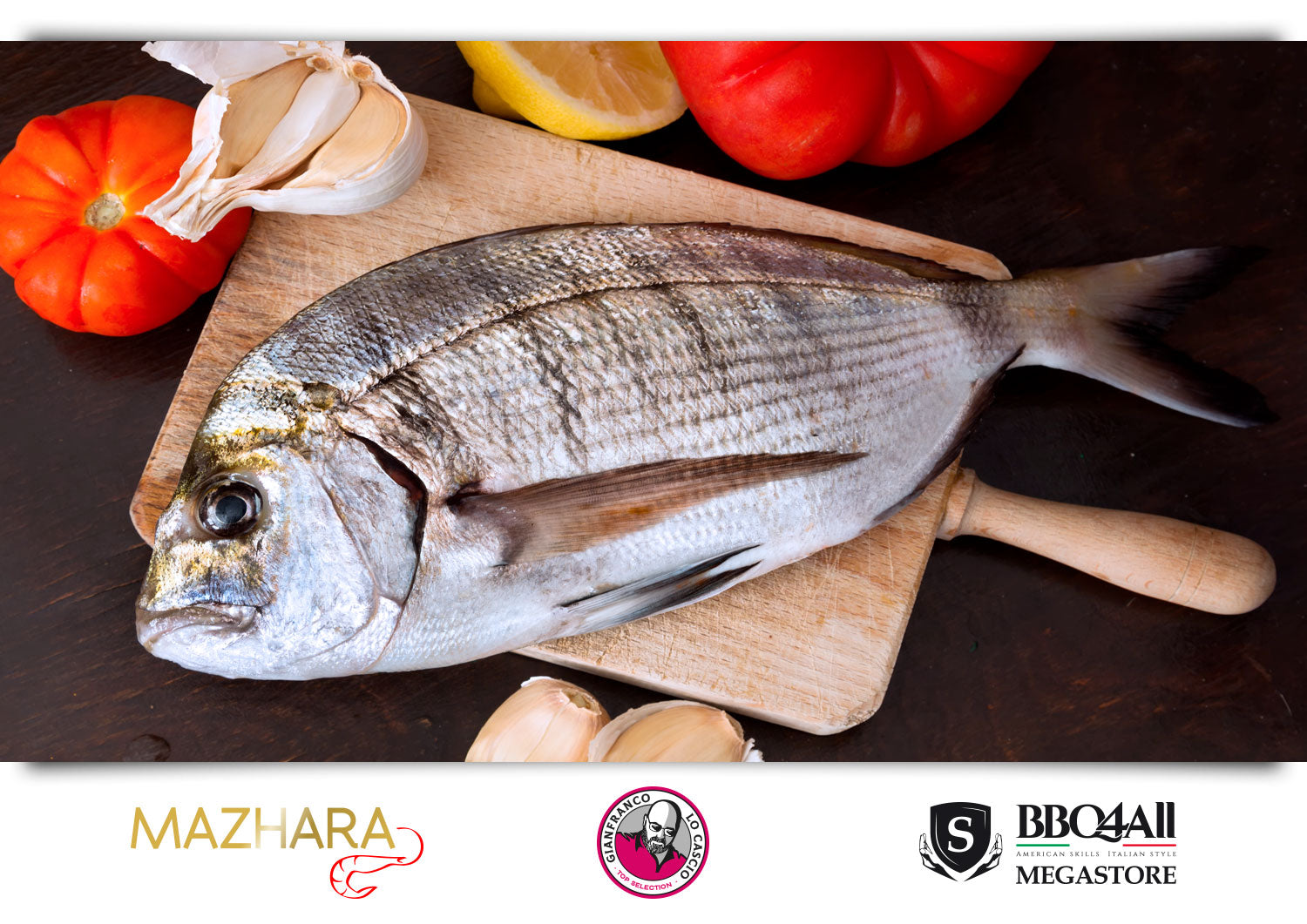 Sarago pescato rete Sicilia Mazara del Vallo