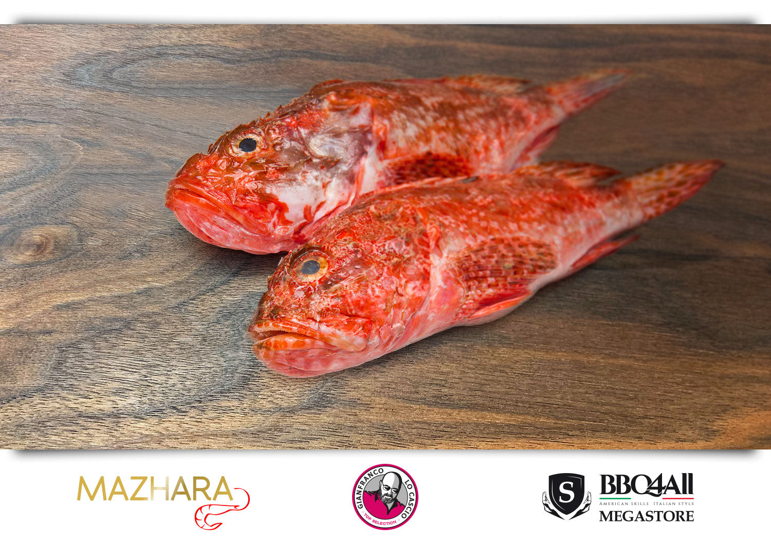 Scorfano pescato rete Sicilia Mazara del Vallo