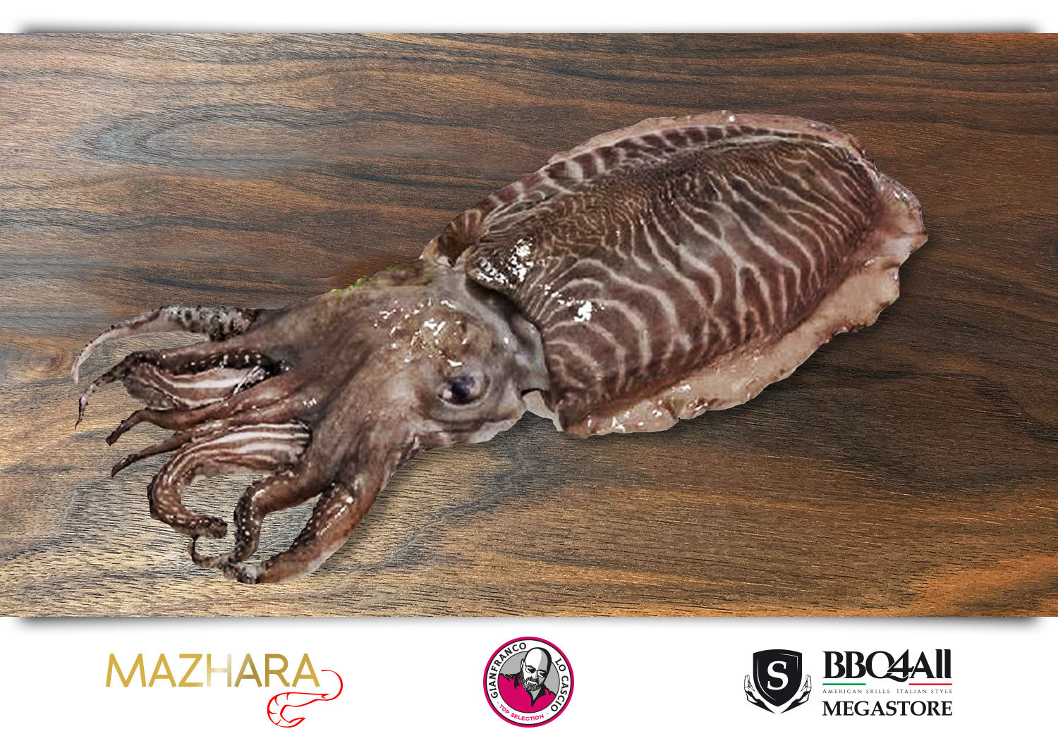 Seppia nera con inchiostro Pescato rete Sicilia - GLC TOP SELECTION