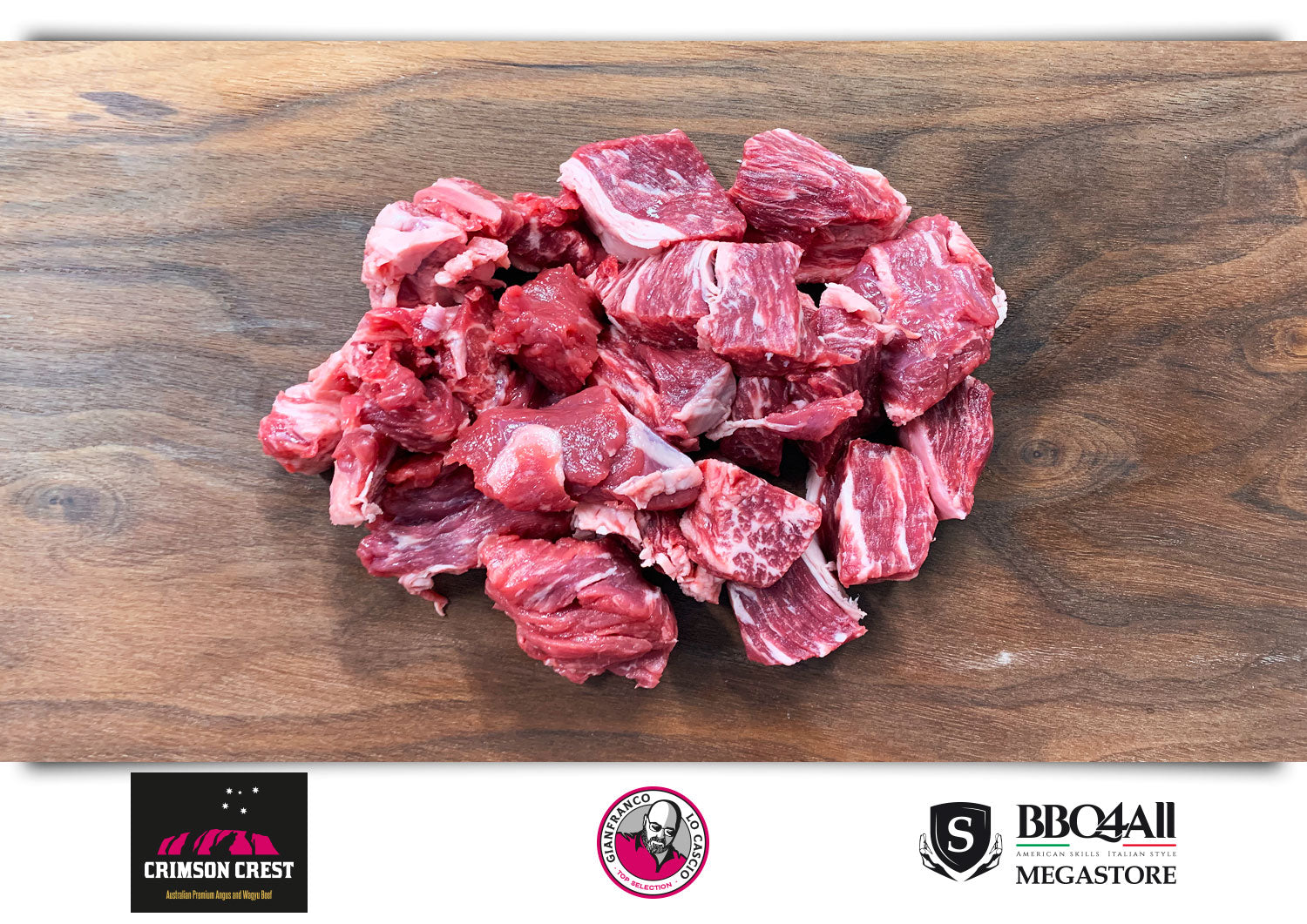 Stew AUS Crimson Crest 8+ Wagyu F1 Crossbred