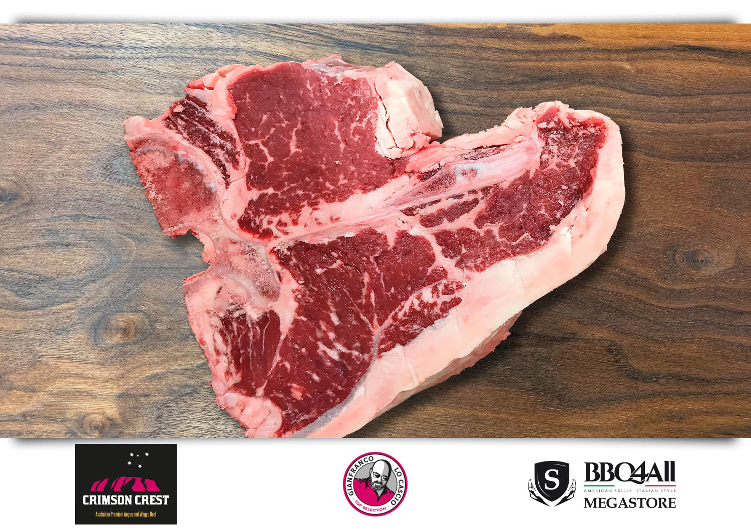 T-Bone Steak AUS Crimson Crest 3+ Black Angus