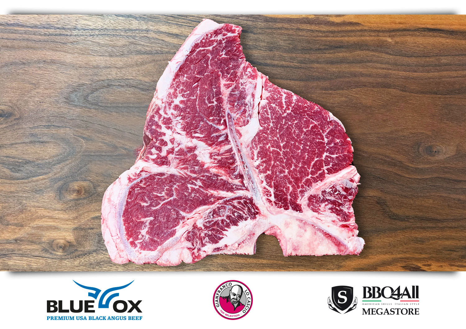 T-Bone Steak USA Blue OX Choice Black Angus