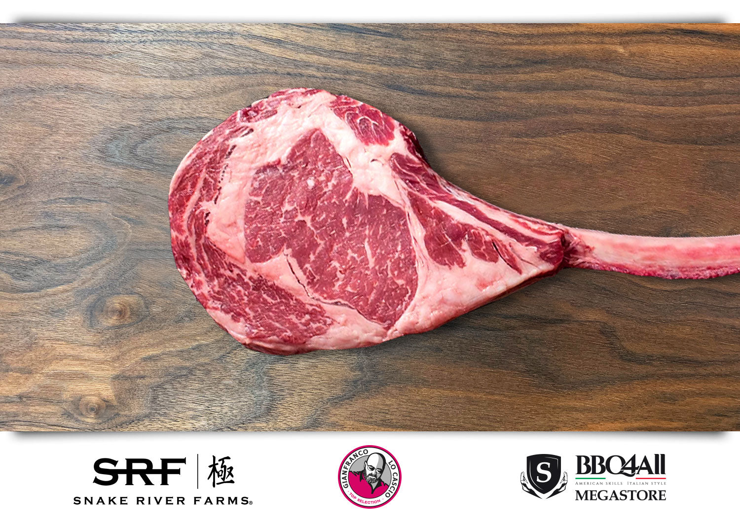 Tomahawk Steak USA Snake River Farm 6+ Wagyu