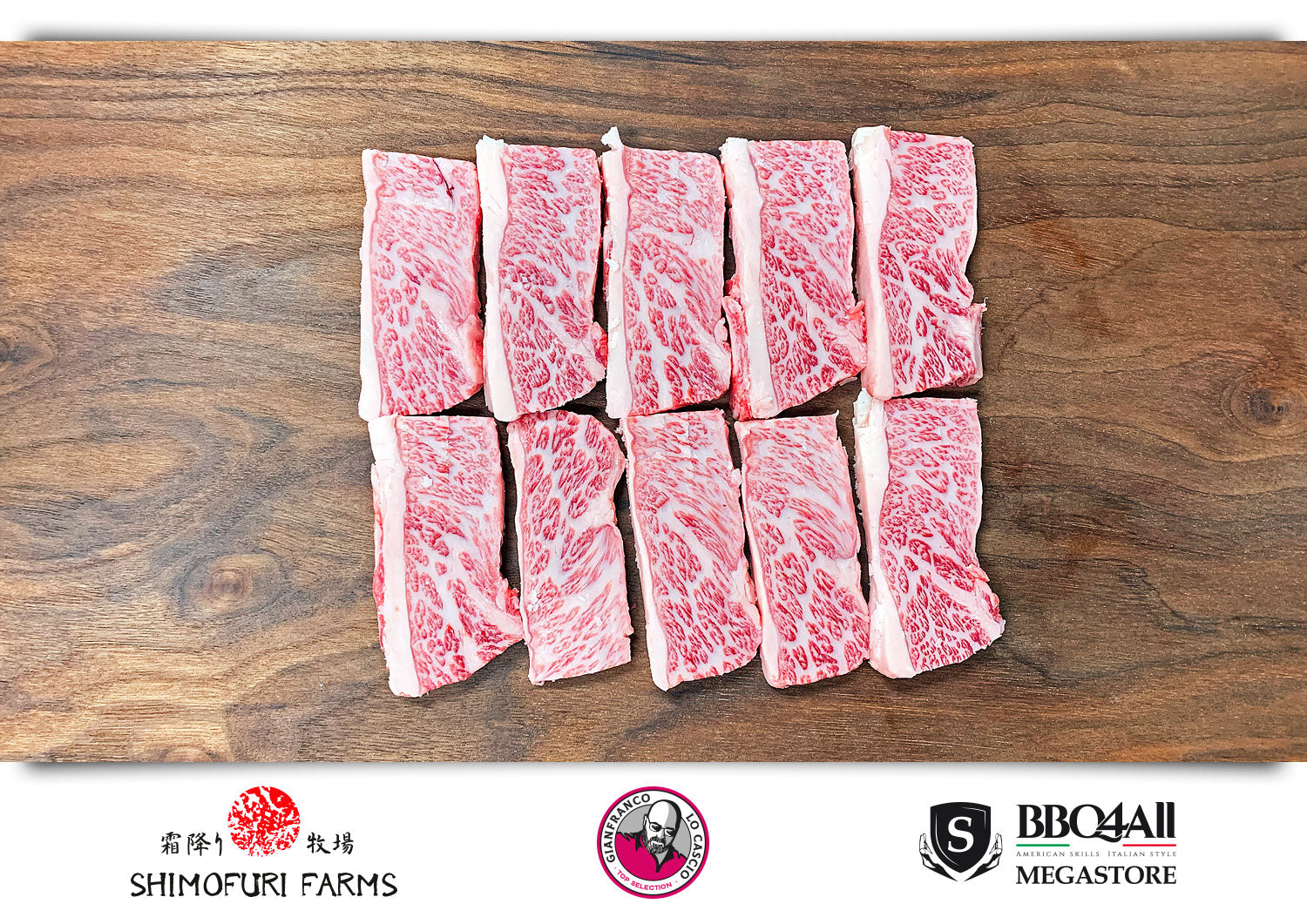 Yakiniku cut Shimofuri Farms Wagyu Japanese Black