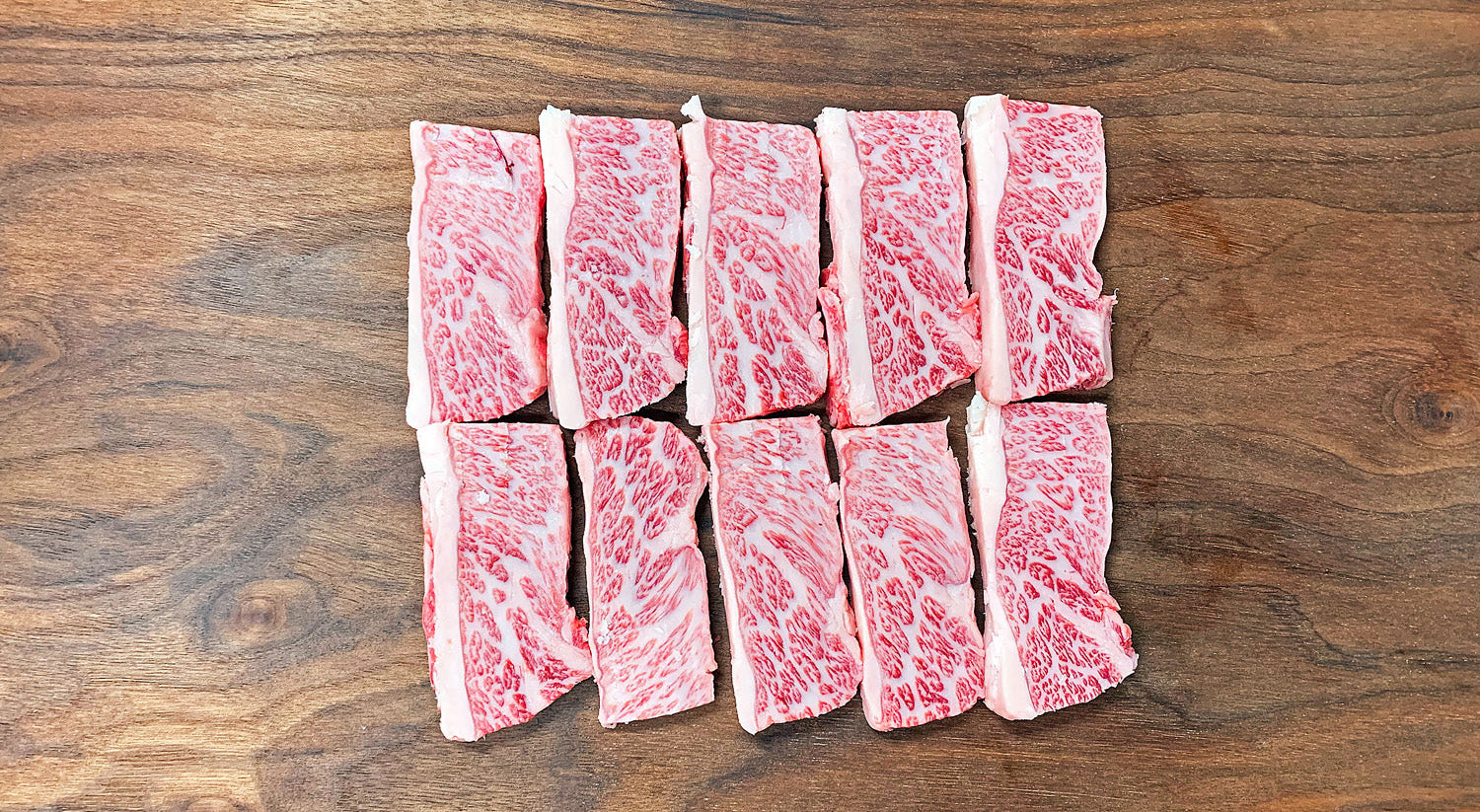 Yakiniku cut Shimofuri Farms Wagyu Japanese Black