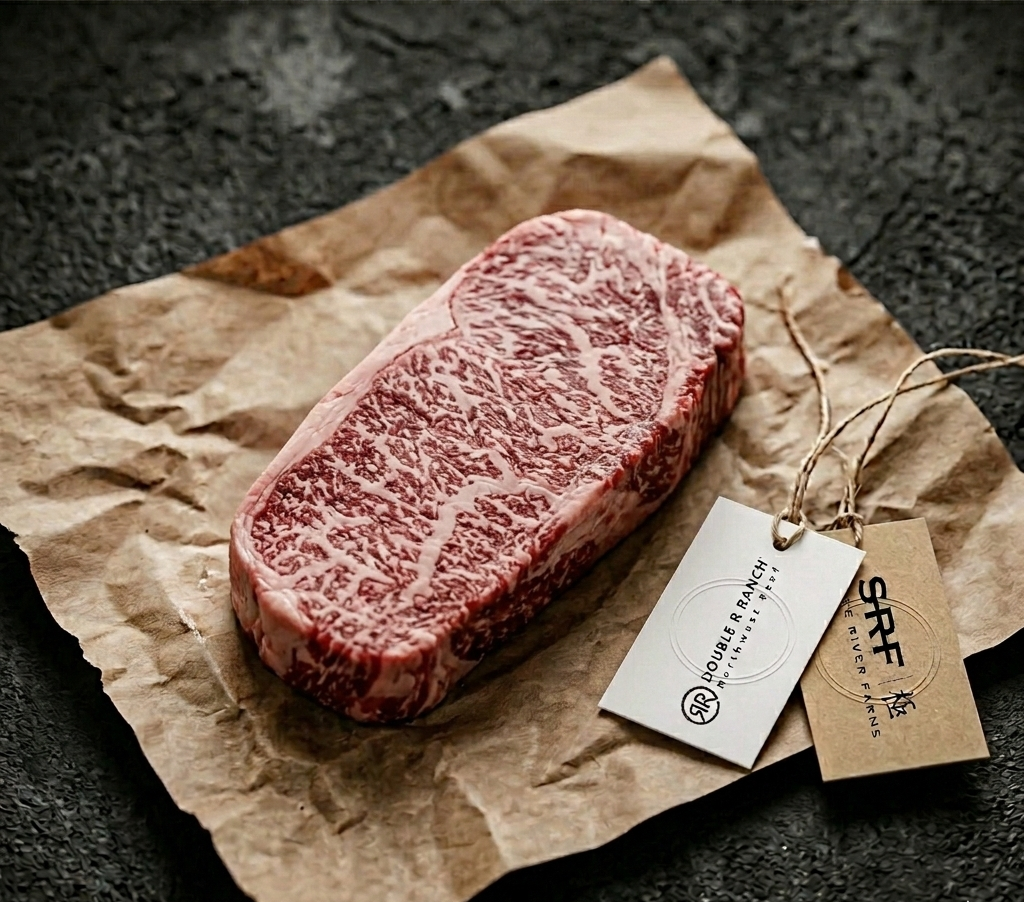 New York Strip Steak USA Double R Ranch Choice Black Angus Angus
