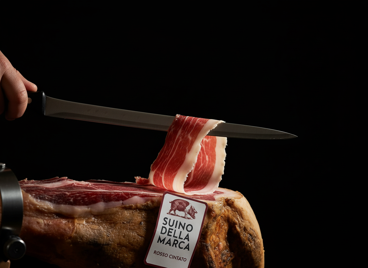 Prosciutto Crudo Suino della Marca Intero - Rosso Cintato Selezione BBQ4All