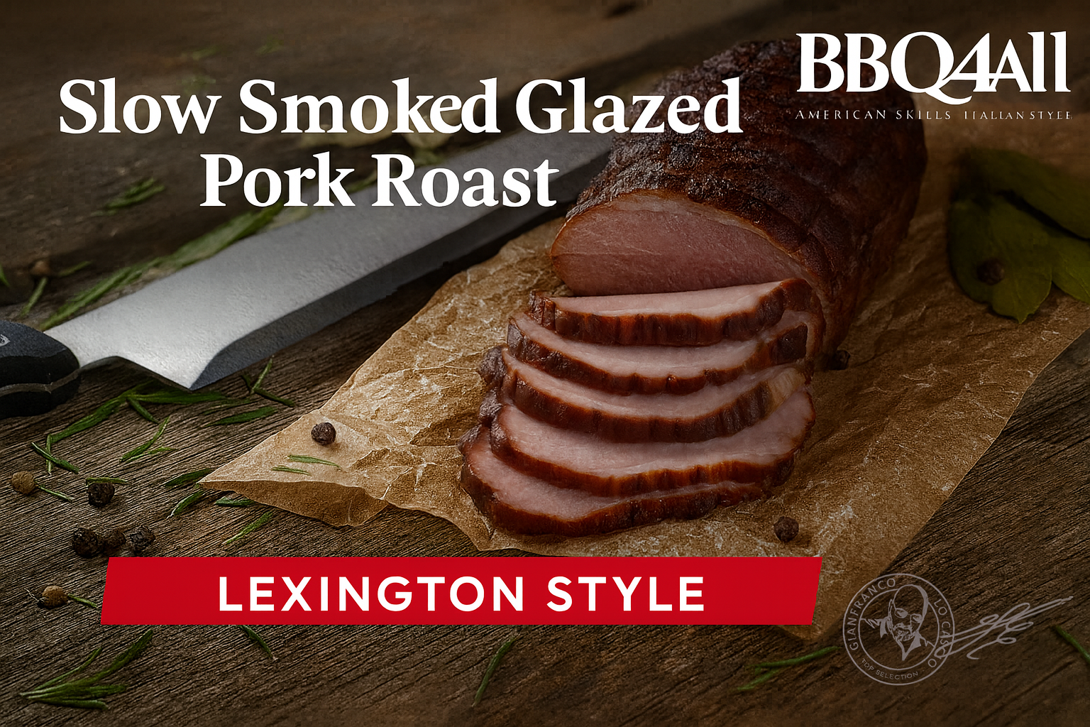 Slow Smoked Glazed Pork Roast BBQ4All – Lexington Style