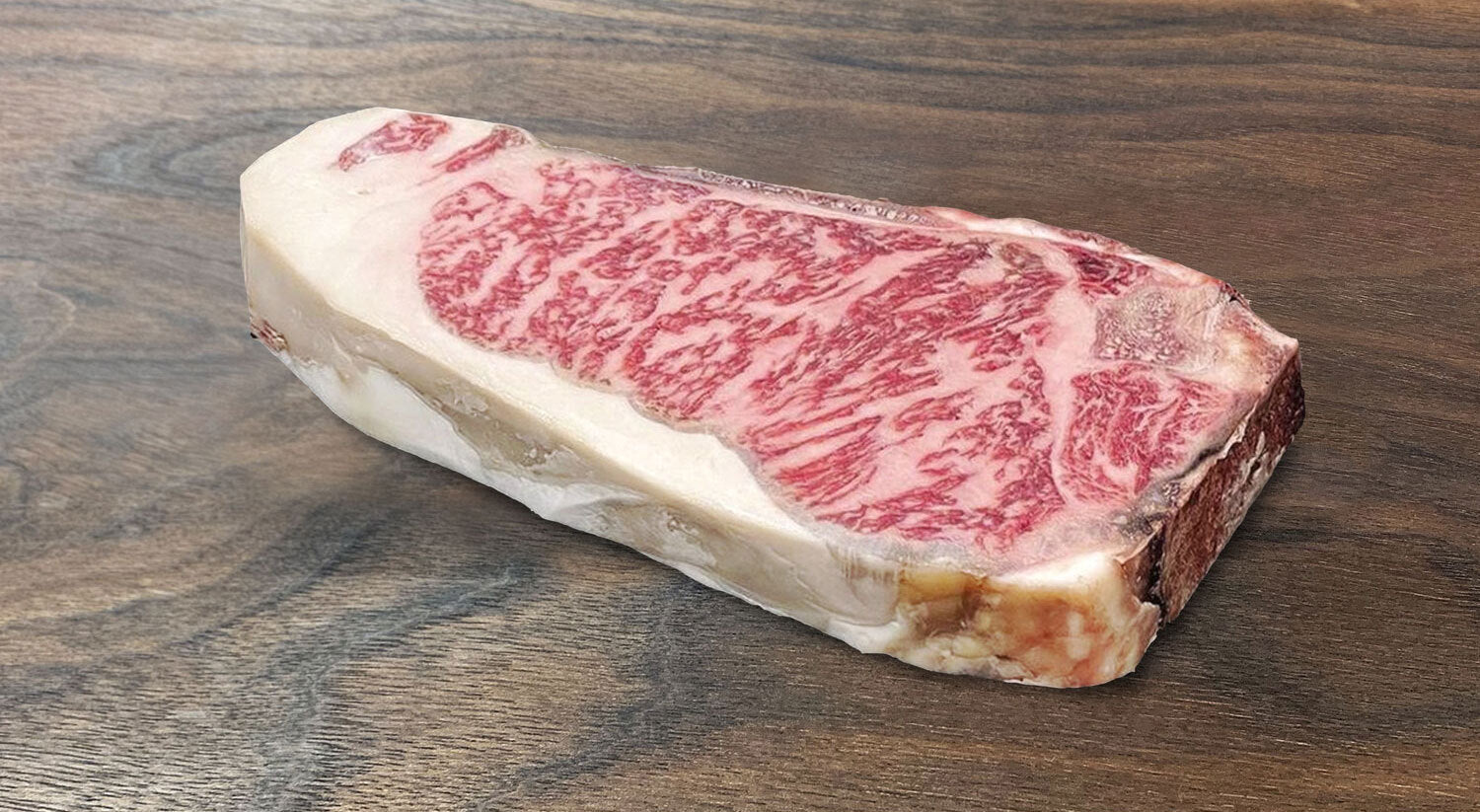 Bone In Striploin Steak Crimson Crest 7+ Wagyu F1 Crossbred