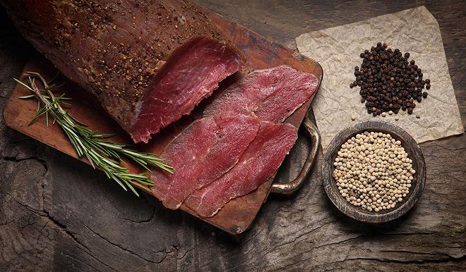 Smoked Corned beef (Carne Salada Affumicata) Black Angus.