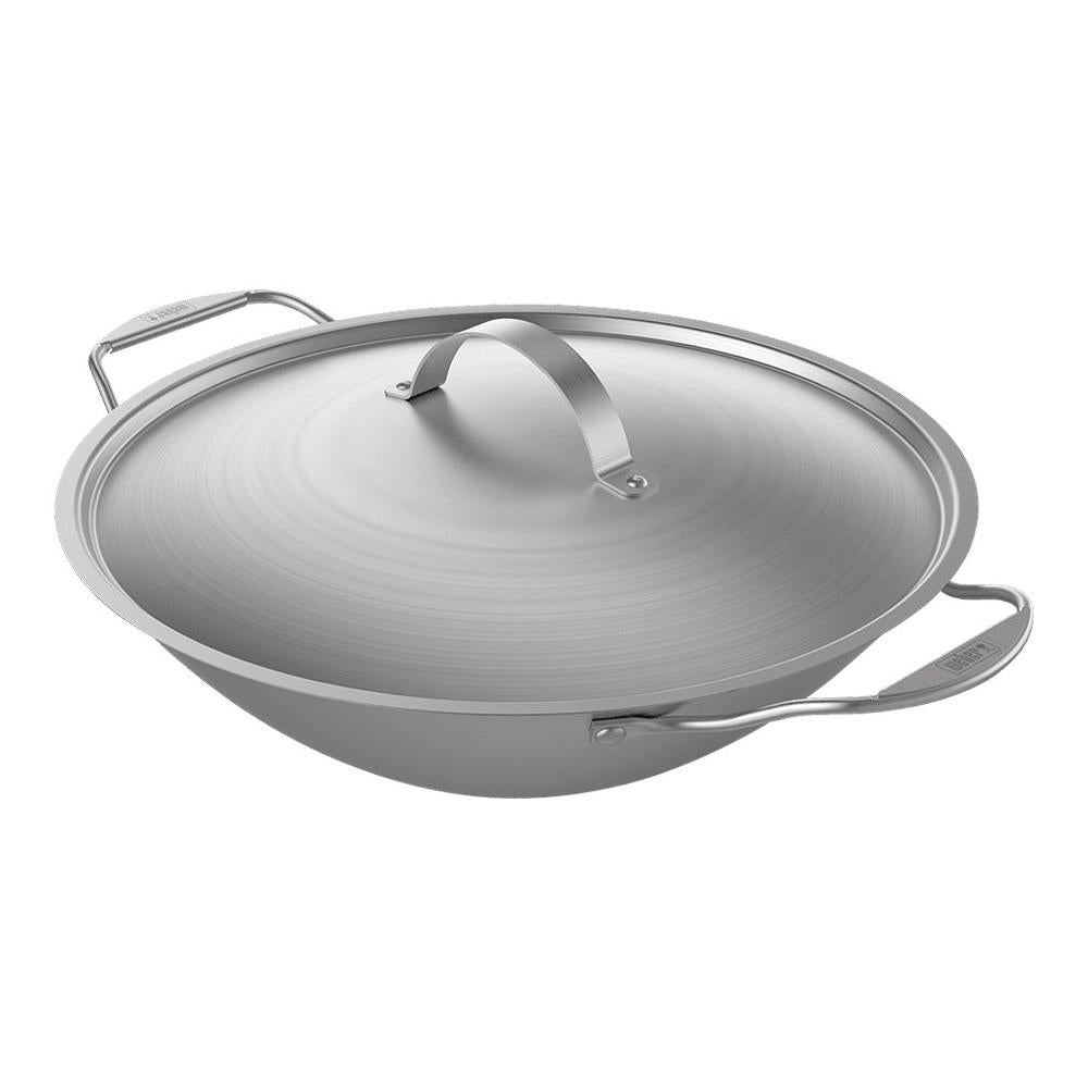 Wok con cestello di cottura a vapore Weber Crafted