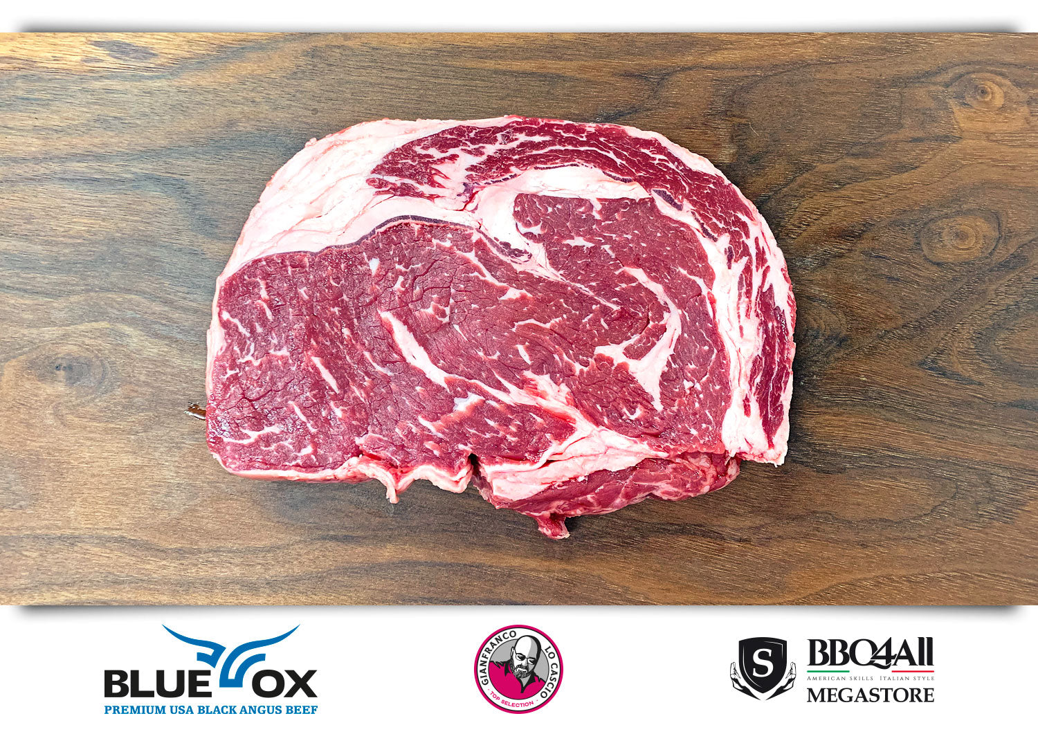 La Ribeye di Black Angus è la carne migliore per la tua bistecca perfetta. La carne migliore online è sul Megastore di BBQ4ALL
