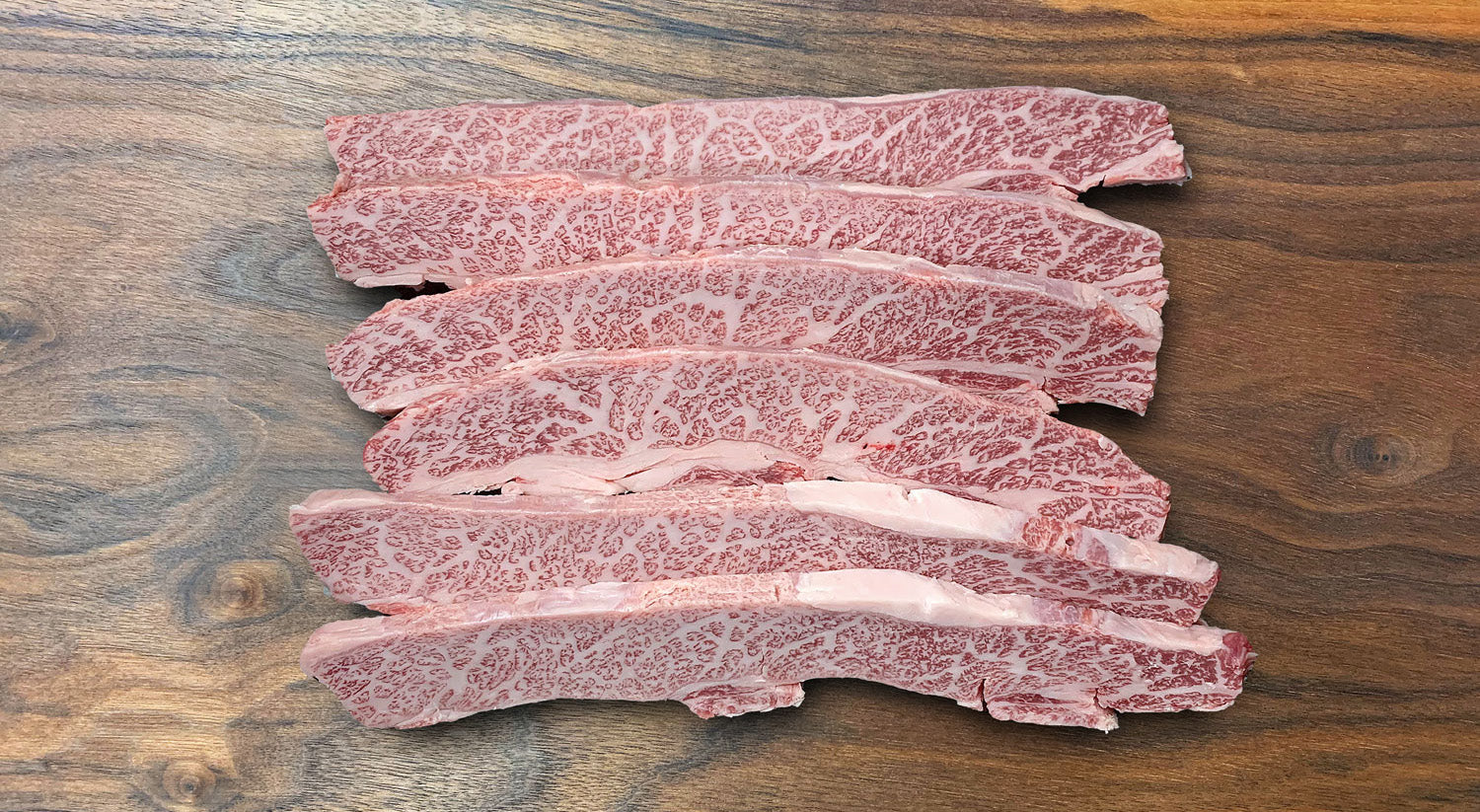 Sankaku Bara beef ribs Shimofuri Farms Wagyu Japanese Black